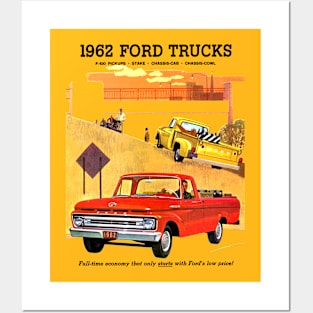 1962 FORD TRUCKS - advert Posters and Art